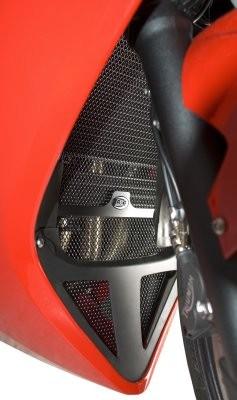 R&G RADIATOR + OIL COOL GUARD BLACK 41640124
