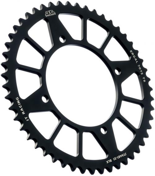 JT SPROCKETS REAR RACELITE ALU 51T BLACK, 420