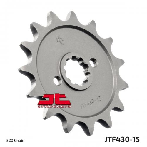 JT SPROCKETS FRONT STEEL 15T, 520 JTF043015
