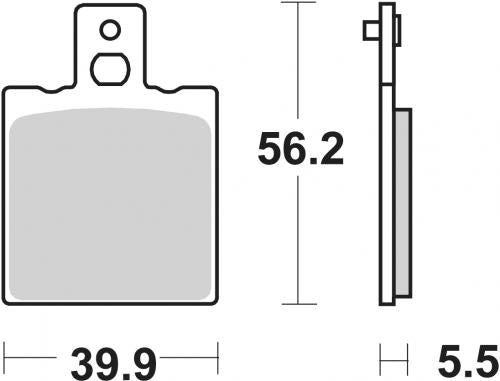 SBS 131HF BRAKE PADS ORGANIC