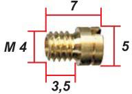 KEYSTER MAIN JET #62 KEIHIN KHM-01H062