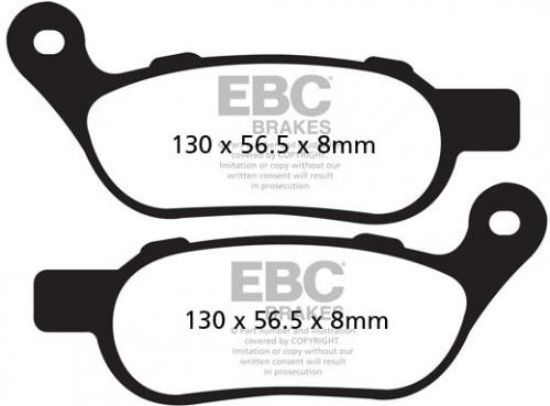 EBC EPFA458HH EBC EXTREME PRO HH DISC PADS