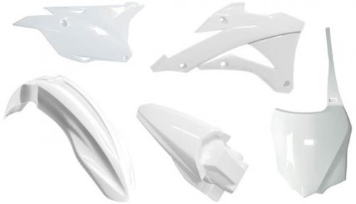 RTECH PLASTICS KIT 5 PCS KAWASAKI WHITE 563225560
