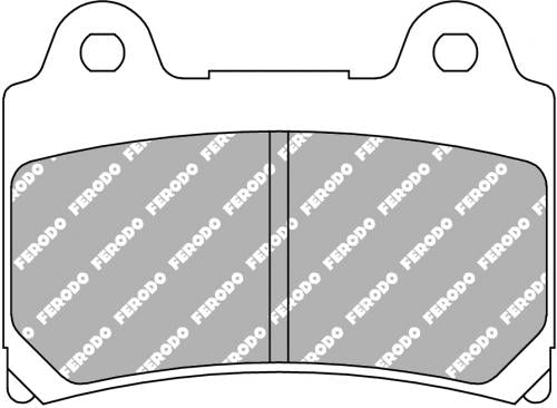 FERODO FDB662P BRAKE PADS ORGANIC
