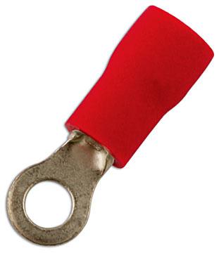 LASER TOOLS RED RING TERMINAL 3.7MM 100PC