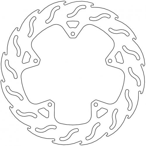MOTO MASTER 110421, FLAME FIXED DISC 260