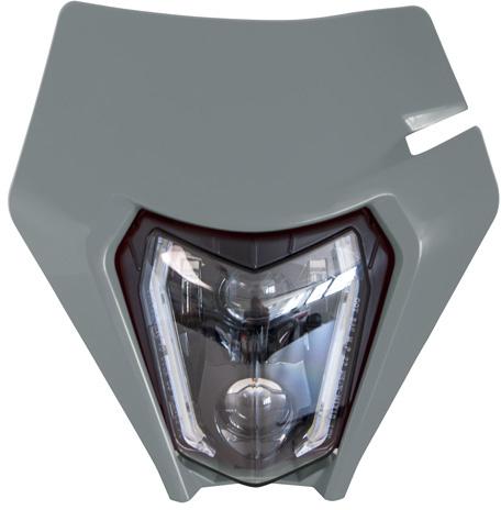 RTECH COMPLETE KTM LED HEADLIGHT QUANTUM GREY