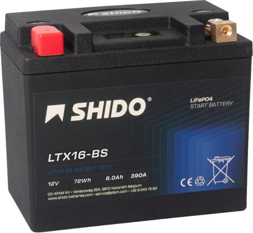SHIDO SHIDO LTX16-BS LITHIUM ION YTX16-BS
