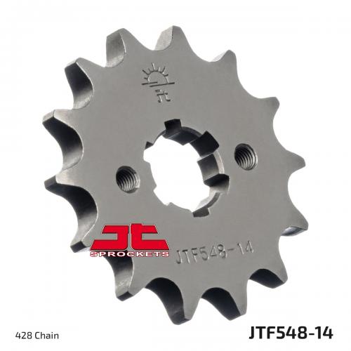 JT SPROCKETS FRONT STEEL 14T, 428 JTF054814