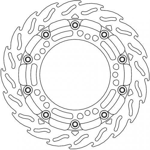 MOTO MASTER 112282, FLAME 5,5MM RACING SERIES