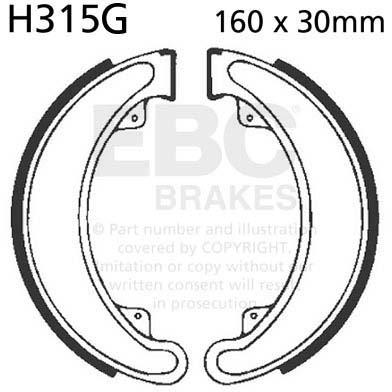 EBC H315G EBC BRAKE SHOES