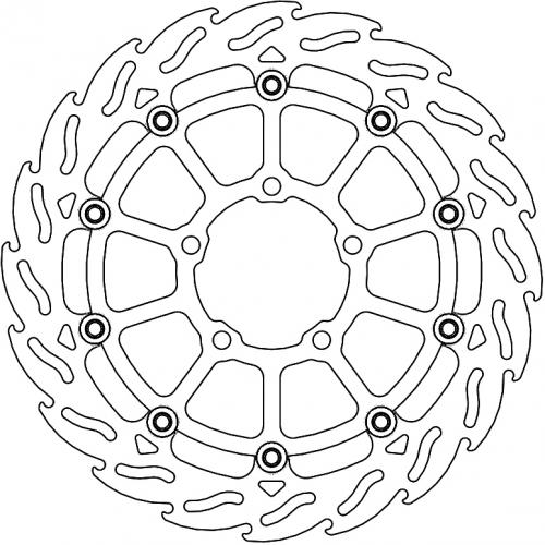MOTO MASTER 112327, FLAME FLOAT DISC
