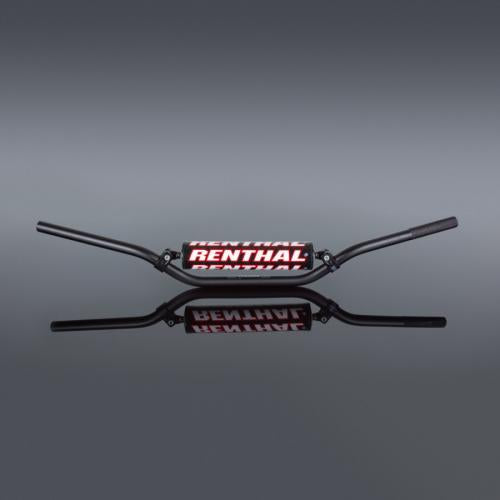 RENTHAL HANDLEBAR 790-02-BK-01-185 22MM BLK-PADDED