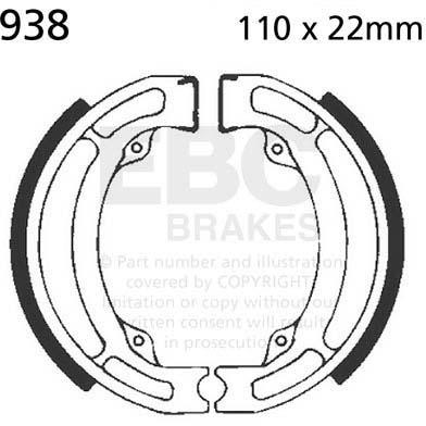EBC 938 EBC BRAKE SHOES