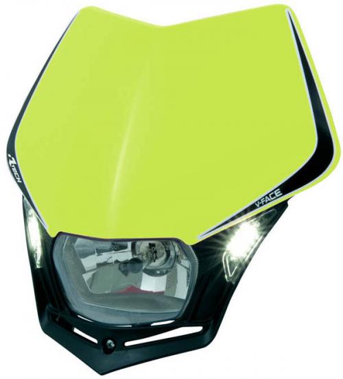 RTECH V-FACE HEADLIGHT NEON YELLOW 562845064