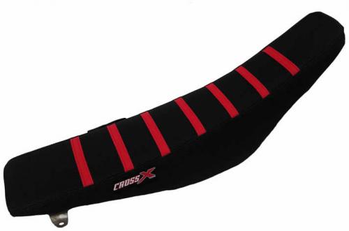 CROSS X SEAT COVER, BLACK/BLACK/RED (STRIPES) M1123BBR