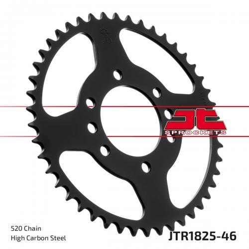 JT SPROCKETS REAR STEEL 46T, 520 JTR182546