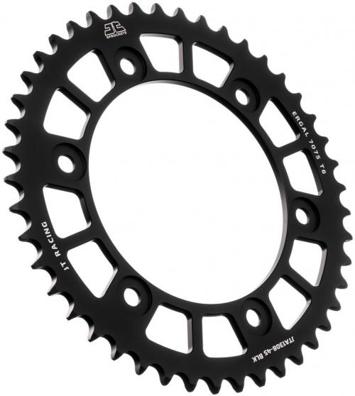 JT SPROCKETS REAR RACELITE ALU 45T BLACK, 520 JTA130845Z