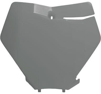 RTECH FRONT NUMBER PLATE KTM QUANTUM GREY 565230440