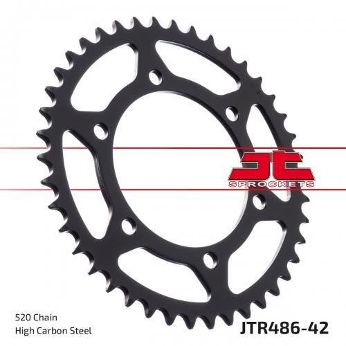 JT SPROCKETS REAR STEEL 42T, 520 JTR048642