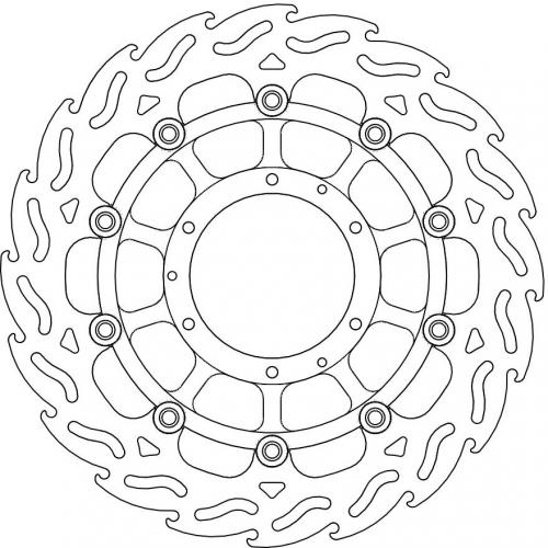 MOTO MASTER 113017, FLAME FLOAT ALU DISC 310