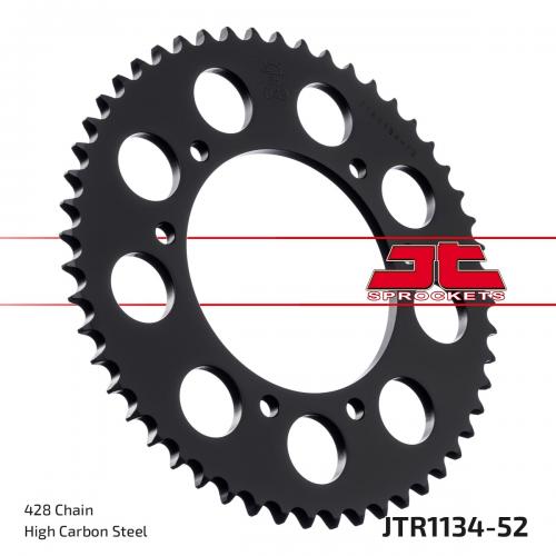 JT SPROCKETS REAR STEEL 52T, 428 JTR113452