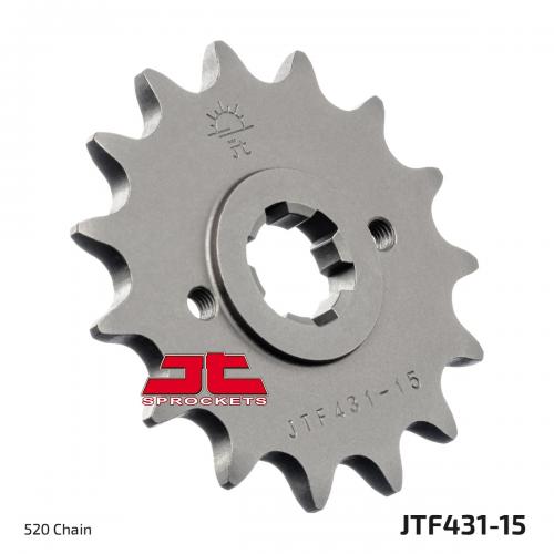 JT SPROCKETS FRONT STEEL 15T, 520 JTF043115