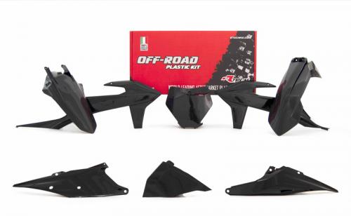RTECH PLASTICS KIT 6 PCS W/AIRBOX KTM BLACK 563230724