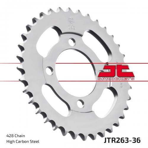 JT SPROCKETS REAR STEEL 36T, 428 JTR026336