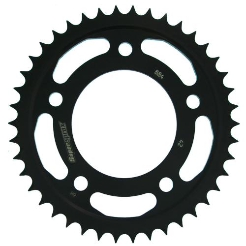 SUPERSPROX SUPERSPROX REAR STEEL 42T, BLACK SU488442B
