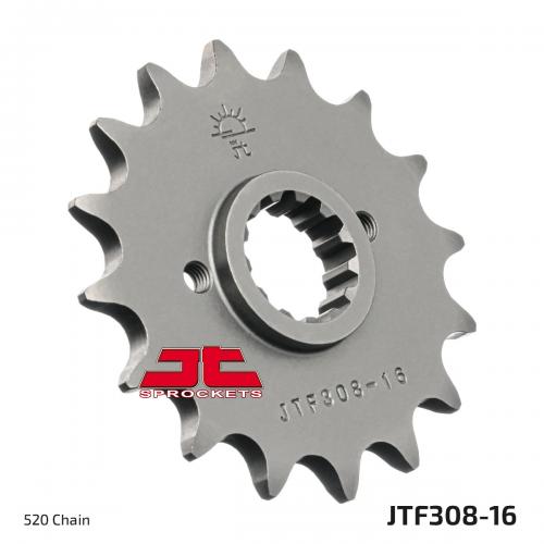 JT SPROCKETS FRONT STEEL 16T, 520 JTF030816