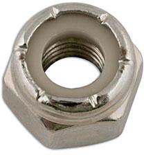 LASER TOOLS STEEL UNF NYLOC NUTS 5/8" 50PC