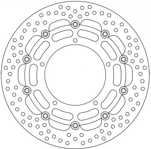 MOTO MASTER 112140, HALO FLOATING ALU DISC 320
