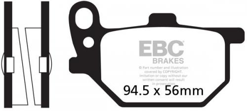 EBC FA 41V EBC SEMI SINTERED DISC PADS