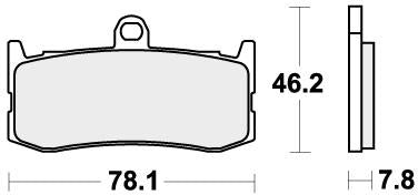 SBS 864SP BRAKE PADS SINTER EVO