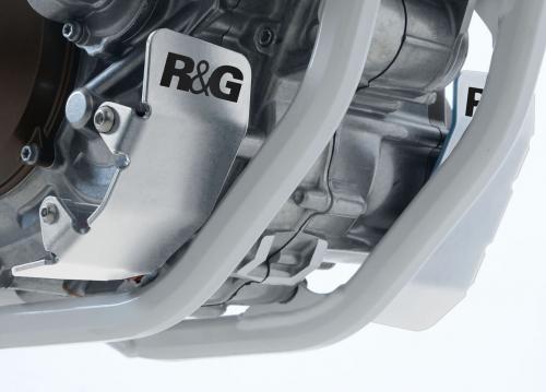 R&G ENGINE CASE SLIDER, SILVER, SET