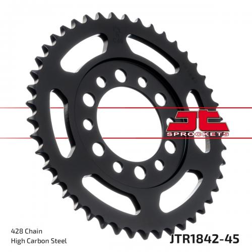 JT SPROCKETS REAR STEEL 45T, 428 JTR184245