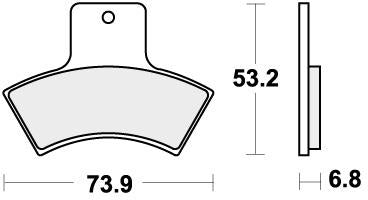 SBS 755RSI BRAKE PADS SINTER RACING
