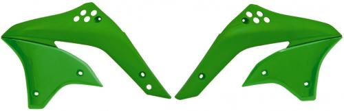 RTECH RADIATOR SCOOPS KAWASAKI GREEN (OE) 566225260
