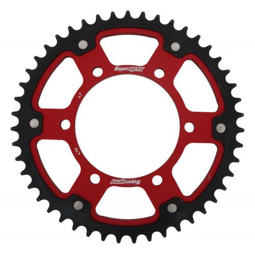 SUPERSPROX SUPERSPROX REAR STEALTH 47T, RED, 530