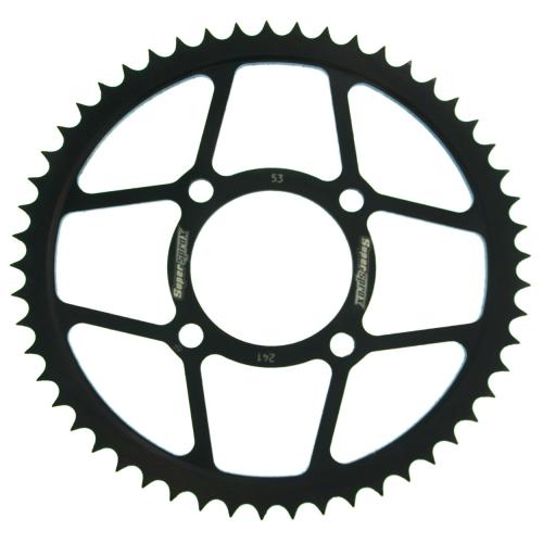 SUPERSPROX SUPERSPROX REAR STEEL 53T, BLACK SU424153B