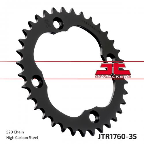 JT SPROCKETS REAR STEEL 35T, 520 JTR176035