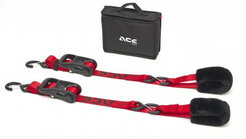 ACEBIKES TIE DOWN WITH RATCHET STRAP DELUXE