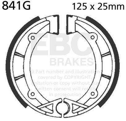EBC 841G EBC BRAKE SHOES