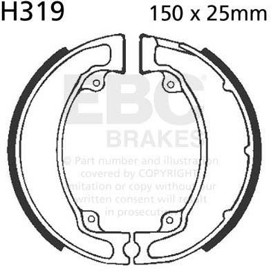 EBC H319 EBC BRAKE SHOES