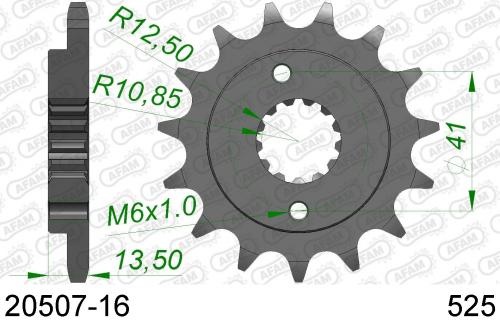 AFAM FRONT 16T, 525 AF12050716