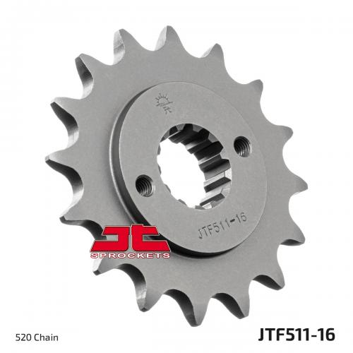 JT SPROCKETS FRONT STEEL 16T, 520 JTF051116