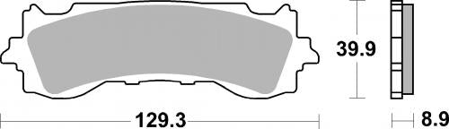 SBS 952HS BRAKE PADS SINTER