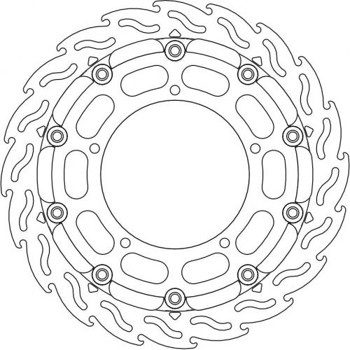 MOTO MASTER 112152, FLAME 5,5MM RACING SERIES