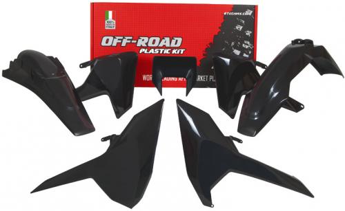 RTECH PLASTICS KIT 5 PCS W/HEADL COV HSQ BLACK